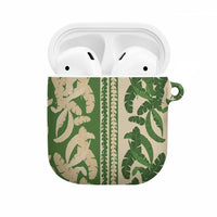 Hawaii Pua Kenikeni Lei AirPods Case With Lau Maia Green
