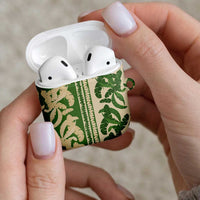 Hawaii Pua Kenikeni Lei AirPods Case With Lau Maia Green