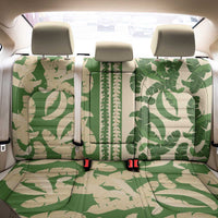 Hawaii Pua Kenikeni Lei Back Car Seat Cover With Lau Maia Green