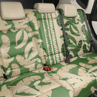 Hawaii Pua Kenikeni Lei Back Car Seat Cover With Lau Maia Green