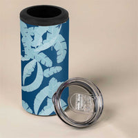 Hawaii Pua Kenikeni Lei 4 in 1 Can Cooler Tumbler With Lau Maia Royal Blue LT05 - Polynesian Pride