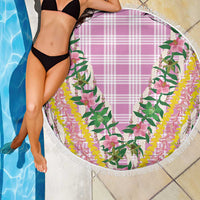 Hawaii Pikake Lokelani Plumeria Lei Beach Blanket Pink Palaka Motifs LT05 - Polynesian Pride