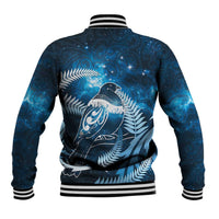 New Zealand Matariki Baseball Jacket Pigeon Kereru Maori Fern Art LT05 - Polynesian Pride