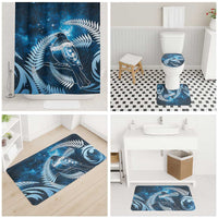 New Zealand Matariki Bathroom Set Pigeon Kereru Maori Fern Art