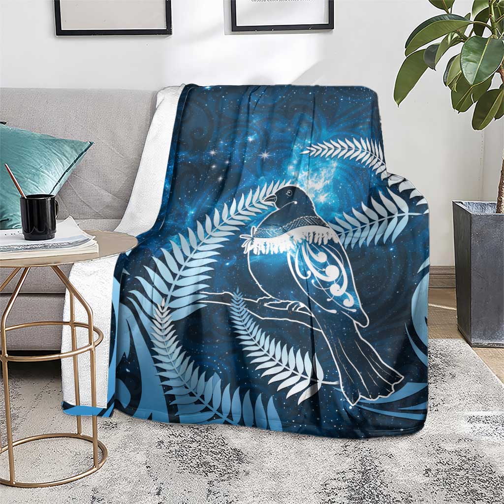 New Zealand Matariki Blanket Pigeon Kereru Maori Fern Art