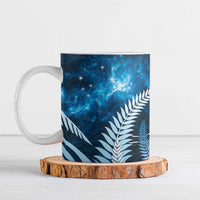 New Zealand Matariki Ceramic Mug Pigeon Kereru Maori Fern Art