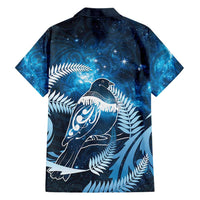 New Zealand Matariki Family Matching Tank Maxi Dress and Hawaiian Shirt Pigeon Kereru Maori Fern Art LT05 - Polynesian Pride
