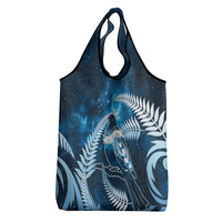 New Zealand Matariki Grocery Bag Pigeon Kereru Maori Fern Art