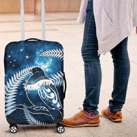 New Zealand Matariki Luggage Cover Pigeon Kereru Maori Fern Art