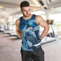 New Zealand Matariki Men Tank Top Pigeon Kereru Maori Fern Art