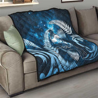 New Zealand Matariki Quilt Pigeon Kereru Maori Fern Art