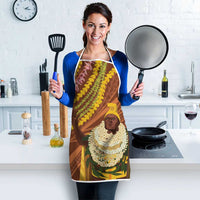 Hawaii King Kamehameha Apron Hawaiian Kakau Pattern With Leis