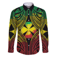 Personalised Wallis and Futuna Territory Day Family Matching Short Sleeve Bodycon Dress and Hawaiian Shirt Polynesian Pattern Simple Style