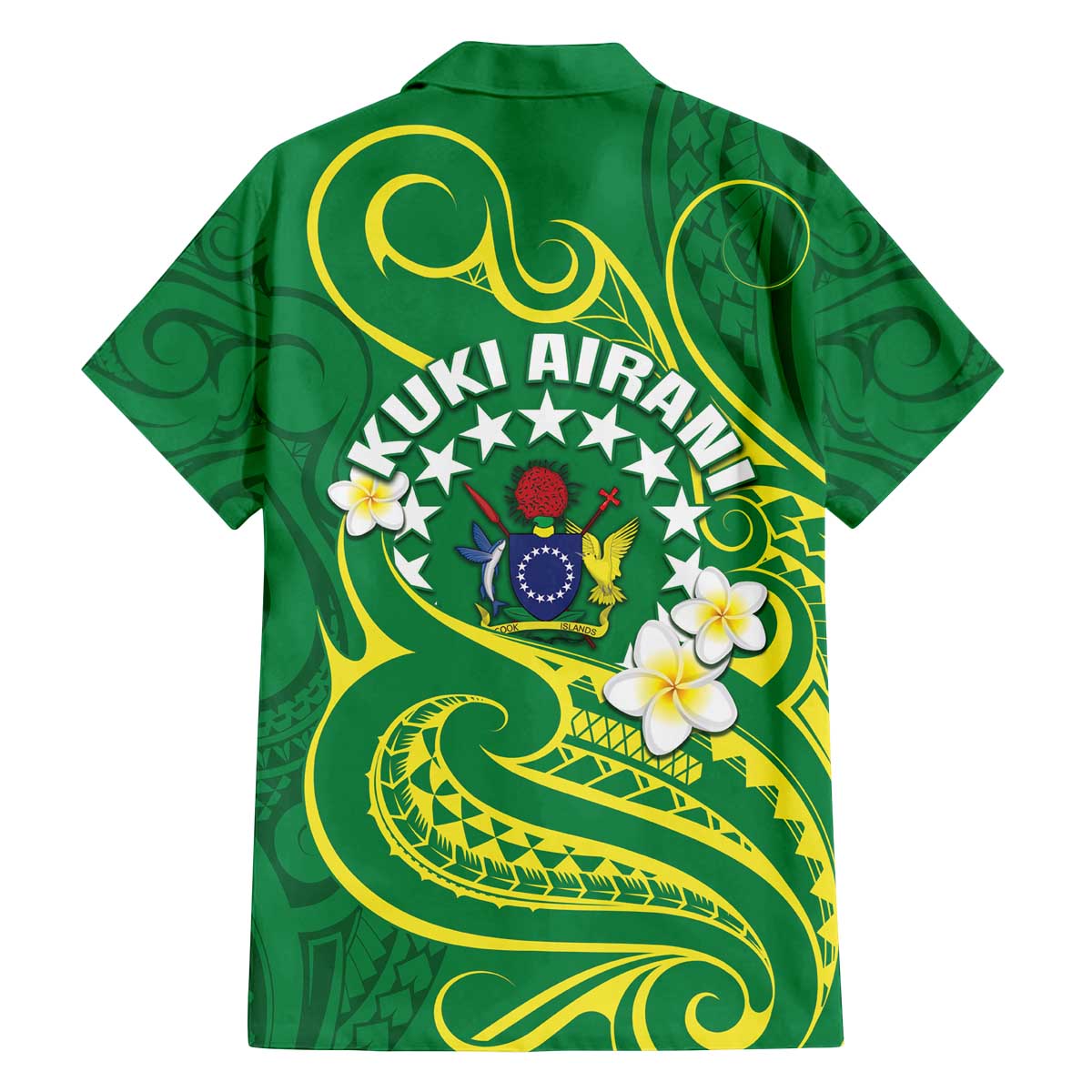 Cook Islands Happy Constitution Day Family Matching Puletasi and Hawaiian Shirt Pattern Tribal Art