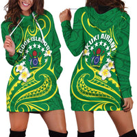 Cook Islands Happy Constitution Day Hoodie Dress Pattern Tribal Art