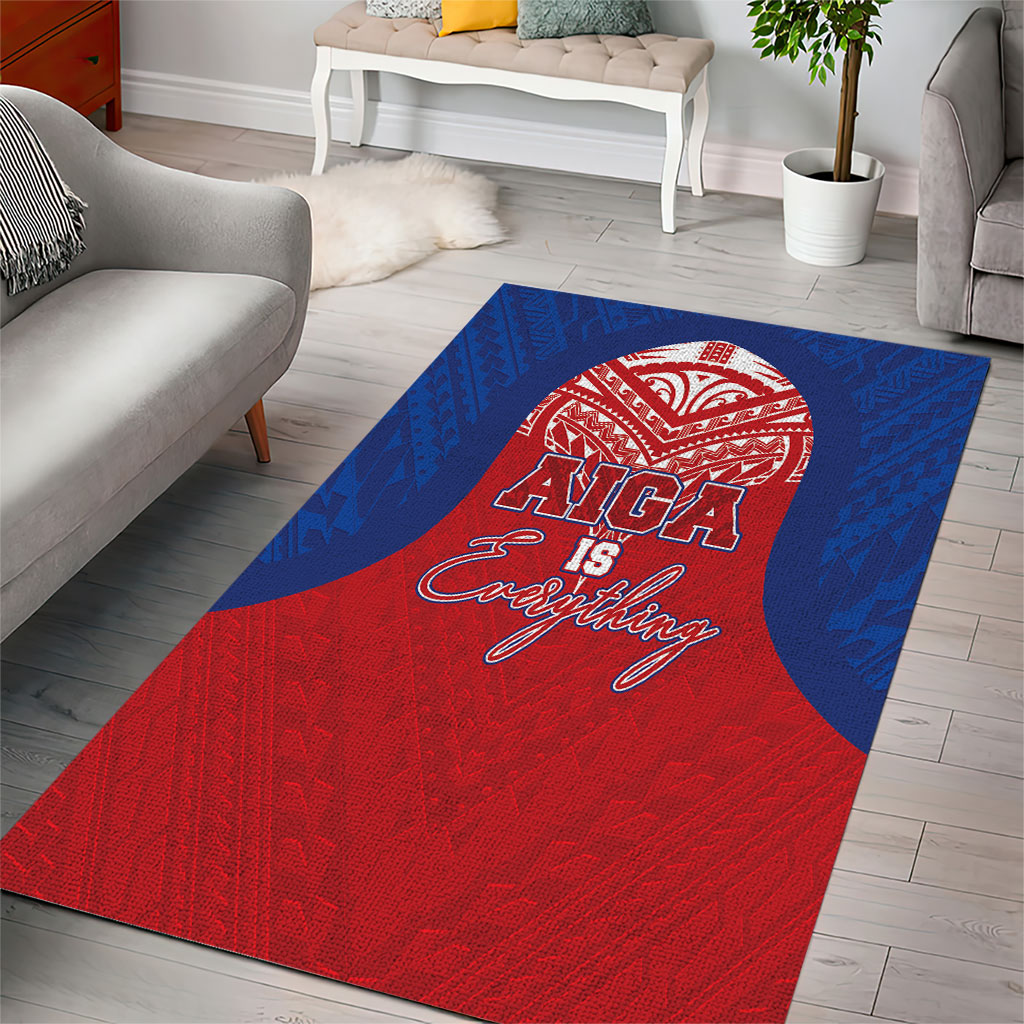 Aiga Samoa Area Rug Aiga Is Everything LT05 - Polynesian Pride