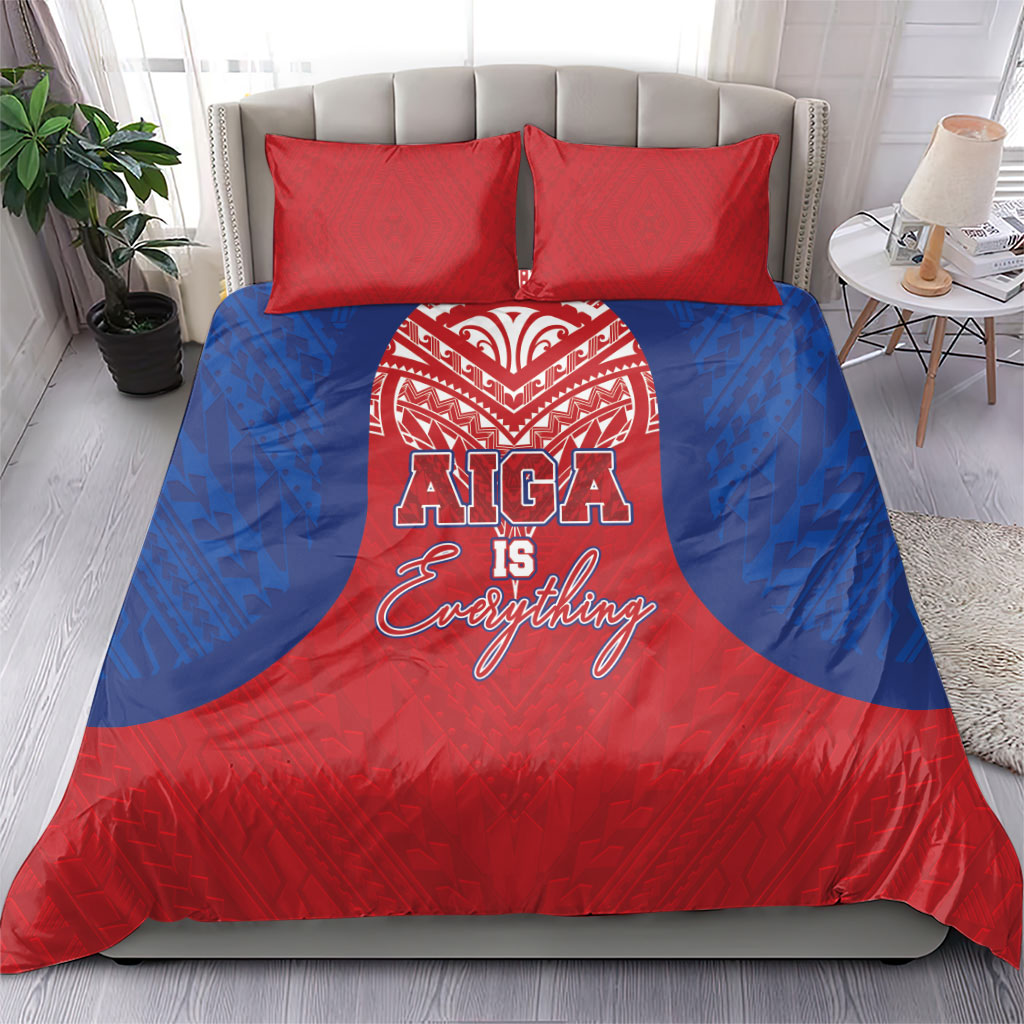 Aiga Samoa Bedding Set Aiga Is Everything LT05 - Polynesian Pride