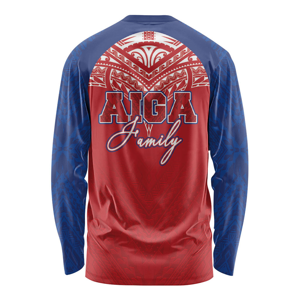 Aiga Samoa Long Sleeve Shirt Aiga Is Everything LT05 - Polynesian Pride