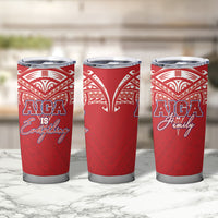 Aiga Samoa Tumbler Cup Aiga Is Everything LT05 - Polynesian Pride