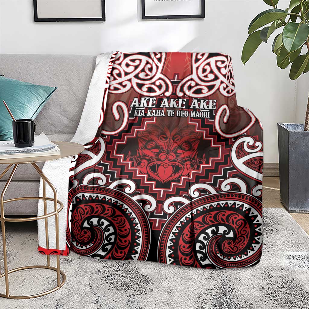 New Zealand Aotearoa Blanket Te Reo Maori Ake Ake Ake - Polynesian Pride