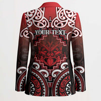 Personalised New Zealand Aotearoa Blazer Te Reo Maori Ake Ake Ake - Polynesian Pride