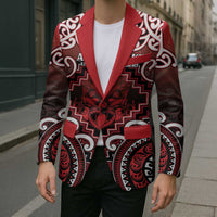 Personalised New Zealand Aotearoa Blazer Te Reo Maori Ake Ake Ake - Polynesian Pride