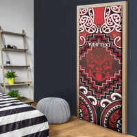 New Zealand Aotearoa Door Cover Te Reo Maori Ake Ake Ake - Polynesian Pride