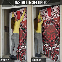 New Zealand Aotearoa Door Cover Te Reo Maori Ake Ake Ake - Polynesian Pride