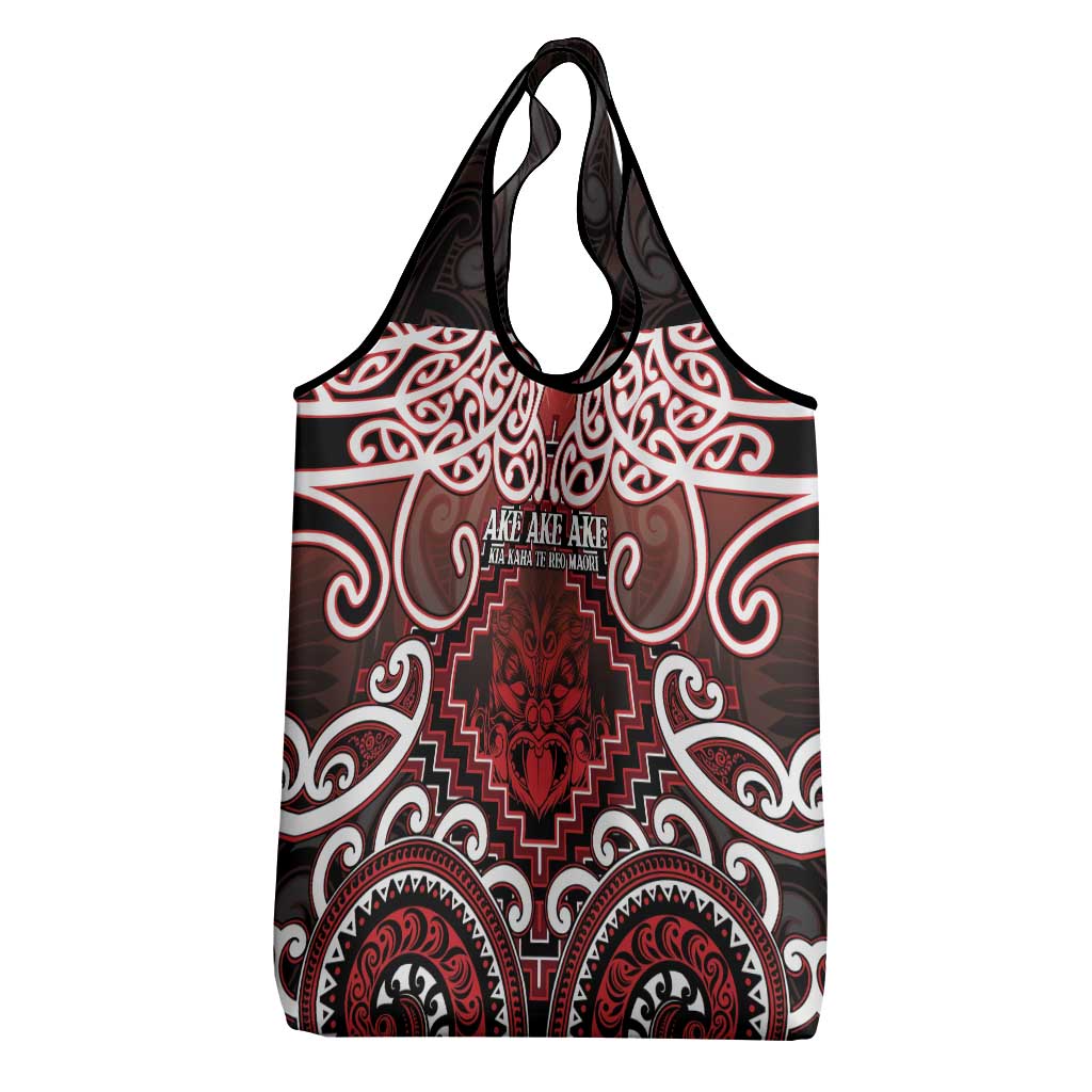 New Zealand Aotearoa Grocery Bag Te Reo Maori Ake Ake Ake - Polynesian Pride