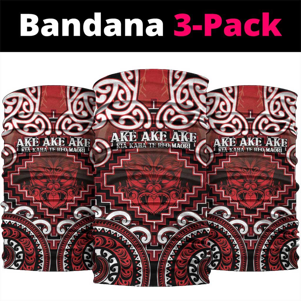 New Zealand Aotearoa Neck Gaiter Te Reo Maori Ake Ake Ake - Polynesian Pride