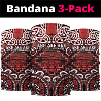New Zealand Aotearoa Neck Gaiter Te Reo Maori Ake Ake Ake - Polynesian Pride