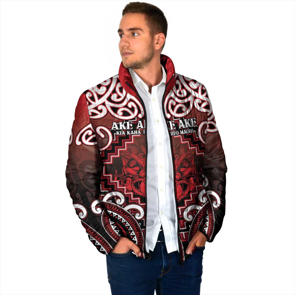 Personalised New Zealand Aotearoa Padded Jacket Te Reo Maori Ake Ake Ake - Polynesian Pride