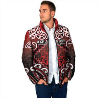 Personalised New Zealand Aotearoa Padded Jacket Te Reo Maori Ake Ake Ake - Polynesian Pride