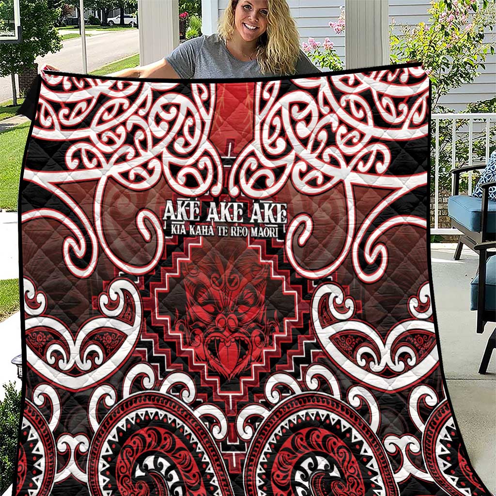 New Zealand Aotearoa Quilt Te Reo Maori Ake Ake Ake - Polynesian Pride