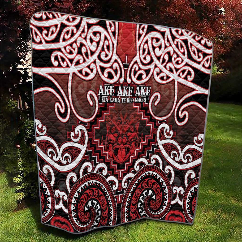 New Zealand Aotearoa Quilt Te Reo Maori Ake Ake Ake - Polynesian Pride