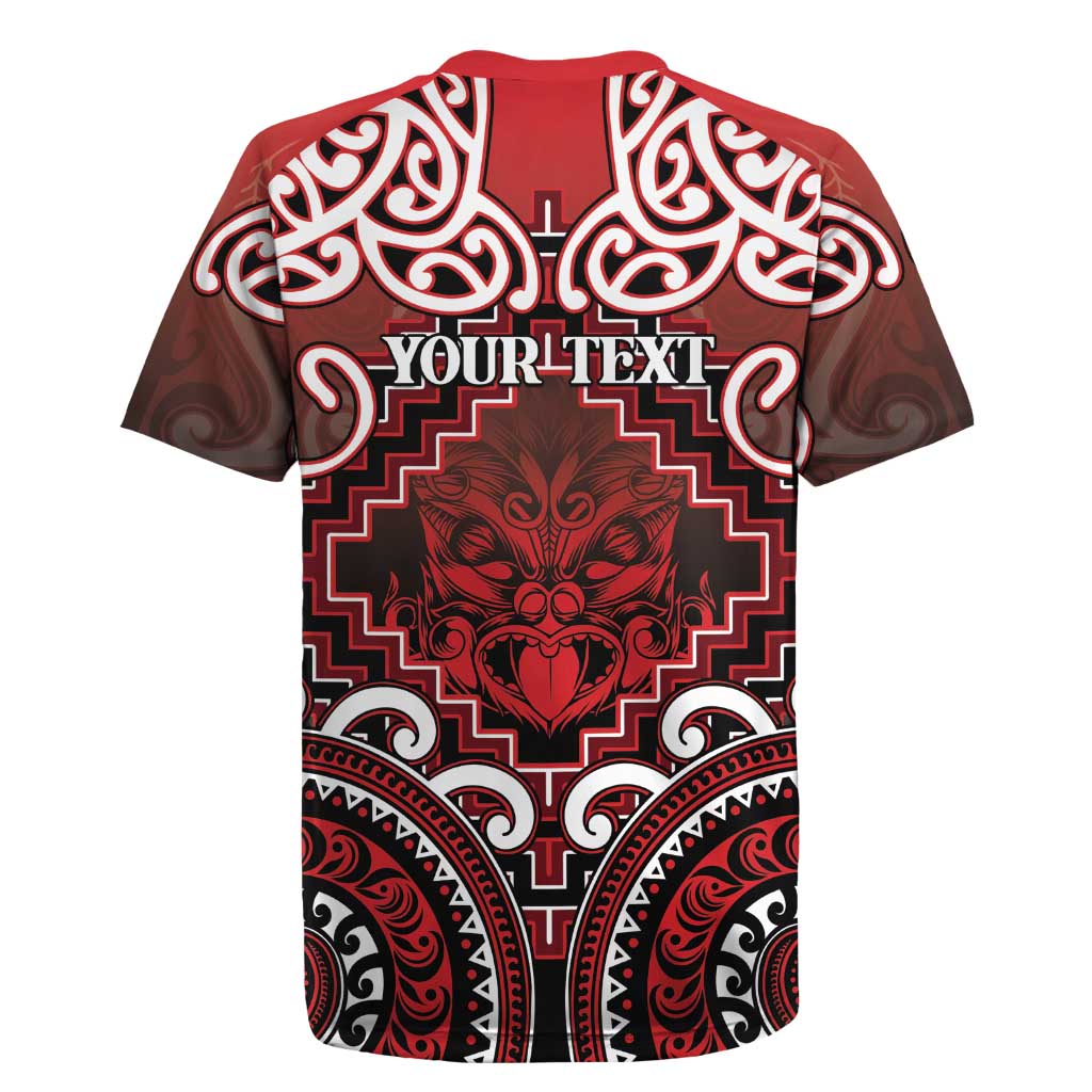 Personalised New Zealand Aotearoa Rugby Jersey Te Reo Maori Ake Ake Ake - Polynesian Pride