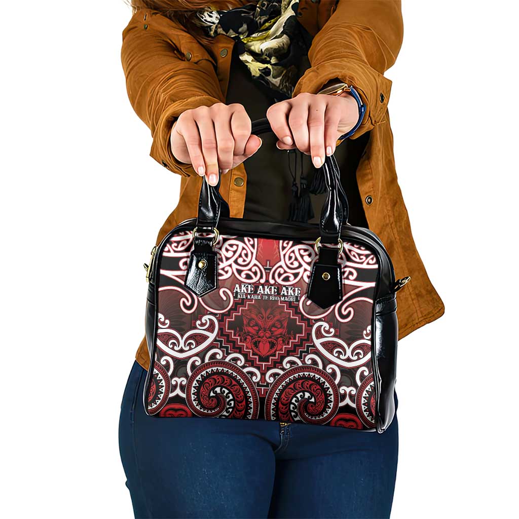 New Zealand Aotearoa Shoulder Handbag Te Reo Maori Ake Ake Ake - Polynesian Pride