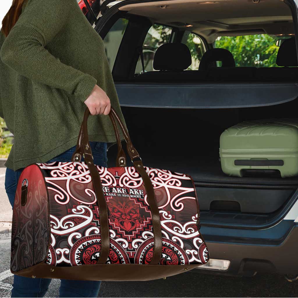 New Zealand Aotearoa Travel Bag Te Reo Maori Ake Ake Ake - Polynesian Pride