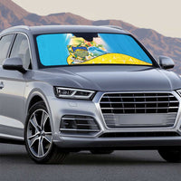 Tuvalu Independence Day Auto Sun Shade Tuvalu Mo Te Atua - Polynesian Pride