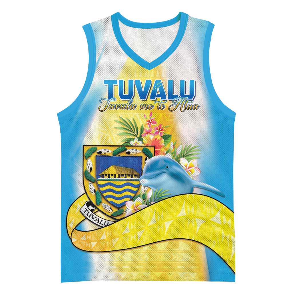 Personalised Tuvalu Independence Day Basketball Jersey Tuvalu Mo Te Atua - Polynesian Pride