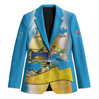 Personalised Tuvalu Independence Day Blazer Tuvalu Mo Te Atua - Polynesian Pride