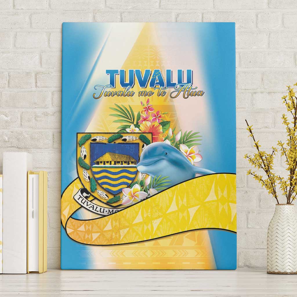 Tuvalu Independence Day Canvas Wall Art Tuvalu Mo Te Atua - Polynesian Pride
