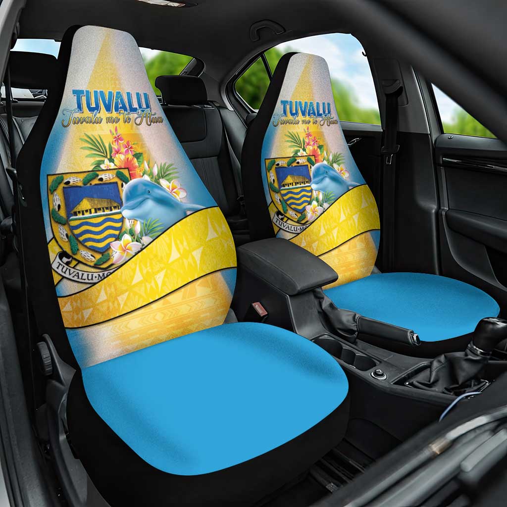 Tuvalu Independence Day Car Seat Cover Tuvalu Mo Te Atua - Polynesian Pride