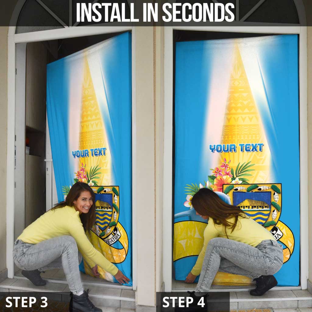 Tuvalu Independence Day Door Cover Tuvalu Mo Te Atua - Polynesian Pride