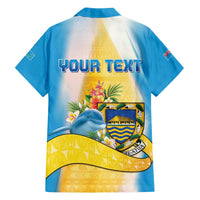 Personalised Tuvalu Independence Day Family Matching Off The Shoulder Long Sleeve Dress and Hawaiian Shirt Tuvalu Mo Te Atua - Polynesian Pride