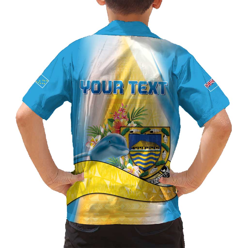 Personalised Tuvalu Independence Day Family Matching Tank Maxi Dress and Hawaiian Shirt Tuvalu Mo Te Atua - Polynesian Pride