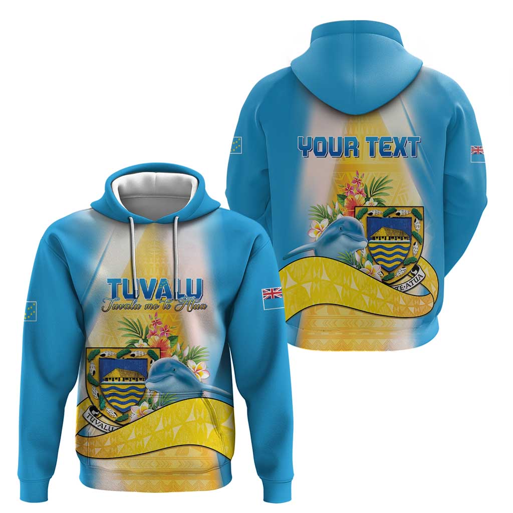 Personalised Tuvalu Independence Day Hoodie Tuvalu Mo Te Atua - Polynesian Pride