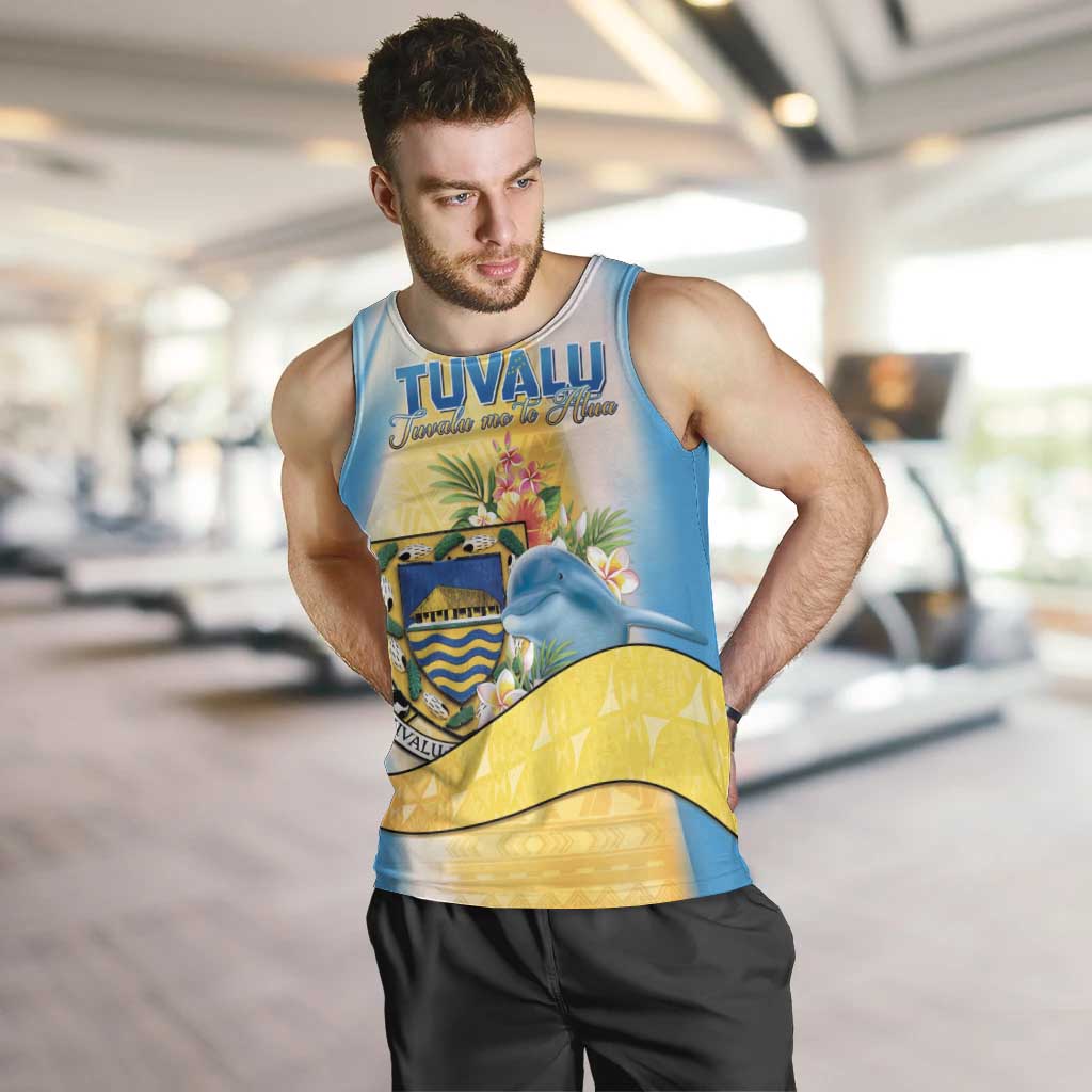 Personalised Tuvalu Independence Day Men Tank Top Tuvalu Mo Te Atua - Polynesian Pride