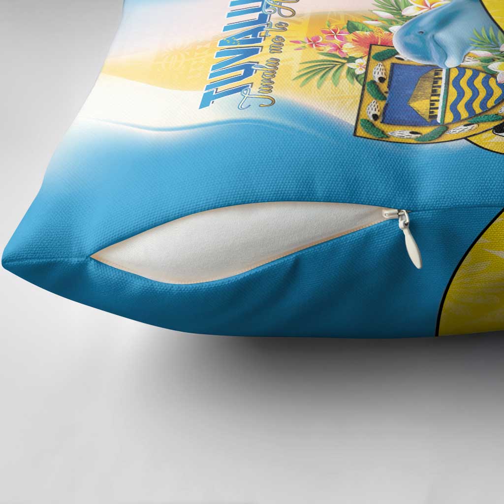 Tuvalu Independence Day Pillow Cover Tuvalu Mo Te Atua - Polynesian Pride