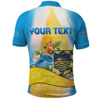 Personalised Tuvalu Independence Day Polo Shirt Tuvalu Mo Te Atua - Polynesian Pride